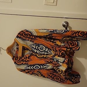De -Mestiks African print blouse